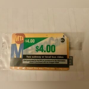 Factory Sealed MetroCard NYC (Rare Discontinued)